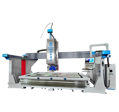 5 Axis Stone CNC Sawjet HKNC-650J HKNC650J 五轴数控桥切机水刀一体机